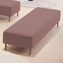 Ver imagem 6 de Puff Decorativo Bali W01 Pés Palito 170x60cm Suede Rosê - Lyam Decor