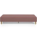 Ver imagem 5 de Puff Decorativo Bali W01 Pés Palito 170x60cm Suede Rosê - Lyam Decor