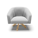 Ver imagem 5 de Cadeira Sala de Jantar Giratória Ma30 Stella Suede D03 - D’Rossi