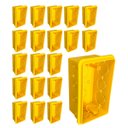 Ver imagem 1 de Kit 20 Caixa de Luz 4x2 Reforçada para Tomada e Interruptor Ilumi Cor:amarelo