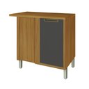 Ver imagem 1 de Balcão De Canto Para Cozinha 1 Porta Imperatriz 100% Mdf