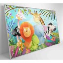 Ver imagem 6 de Quadro Infantil Animais 120x80 Cm Adesivo Fotográfico