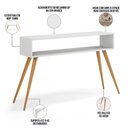 Ver imagem 5 de Kit Aparador com Mesa de Centro Mônaco Pés Palito L03 Branco - Lyam Decor Mônaco & Cannes