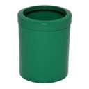 Ver imagem 1 de 04 Un. Lixeira em Plástico com Aro 12 Litros Home ou Office Cor:verde
