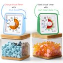 Ver imagem 4 de Secura Capas Protetoras de Silicone para Timer Visual Tm021, 2-pack (azul/verde)