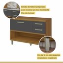 Ver imagem 6 de Balcão De Cozinha 1 Porta 2 Gavetas Com Caixa Organizadora 120Cm Princesa  100% Mdf