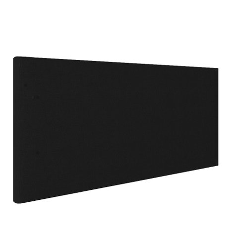 Cabeceira Painel Clean Para Cama Box Casal 160 cm Linho Preto A79 - D’Rossi