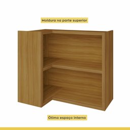 Armário Aéreo De Canto 1 Prateleira Baronesa E Imperatriz  100% Mdf - 5