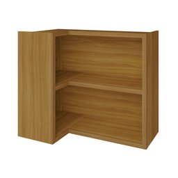 Armário Aéreo De Canto 1 Prateleira Baronesa E Imperatriz  100% Mdf - 2