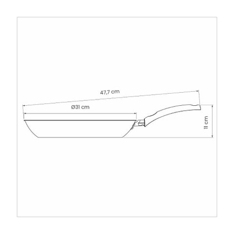 Frigideira Tramontina Turim Aluminio Max Chumbo 30 Cm 2,5