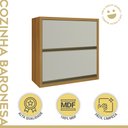 Ver imagem 2 de Armário Aéreo 2 Portas Basculantes Baronesa 100% Mdf