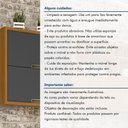 Ver imagem 7 de Armário Aéreo 2 Portas Basculantes Imperatriz 100% MDF Marrom/Freijó/Grafite