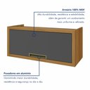 Ver imagem 2 de Armário Aéreo Para Geladeira 1 Porta Basculante Imperatriz  100% Mdf