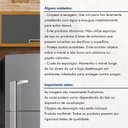 Ver imagem 7 de Armário Aéreo Para Geladeira 1 Porta Basculante Imperatriz  100% Mdf