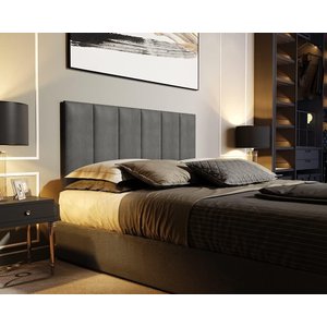 Cabeceira Imperial Modular P/ Cama Box Queen 160 Cm - Cinza