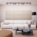 Ver imagem 1 de Painel Acústico Absorvedor Decorativo 120x60 Soft Linho Maestra Acústica:bege