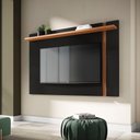 Ver imagem 1 de Painel Extensível para TV até 60 Polegadas 180CMX108CM 1 Prateleira Leme Preto
