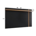 Ver imagem 3 de Painel Extensível para TV até 60 Polegadas 180CMX108CM 1 Prateleira Leme Preto