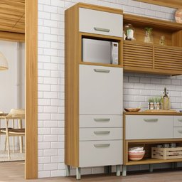 Paneleiro 2 Portas 3 Gavetas Princesa  100% Mdf - 1