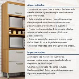 Paneleiro Torre Quente 2 Portas 1 Gaveta Princesa 100% MDF Marrom/Freijó/Off White - 9 Paneleiro Torre Quente 2 Portas 1 Gaveta Princesa 100% MDF Marrom/Freijó/Off White - 9