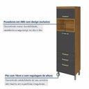 Ver imagem 3 de Paneleiro 2 Portas 3 Gavetas Princesa 100% Mdf