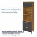 Ver imagem 3 de Paneleiro Torre Quente 2 Portas 1 Gaveta Princesa