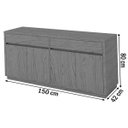 Ver imagem 3 de Balcão Ana - Ipê / Preto