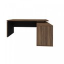 Ver imagem 5 de Mesa para Escritório em L Diretor Y37 160cm Artany Nogal E Preto