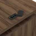 Ver mais imagens de Mesa para Escritório em L Diretor Y37 160cm Artany Nogal E Preto