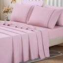 Ver imagem 2 de Jogo de Cama Lençol Queen Luxuria Percal 300 Fios 4 Peças - Rosê - 100% Poliéster