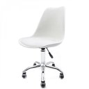 Ver imagem 1 de Cadeira Escritório Eames Estofada Saarinen PP Base Aço Cromado