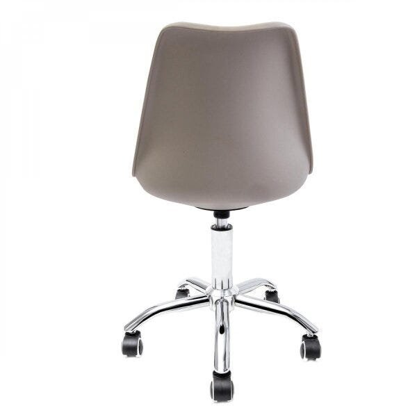 Cadeira para Escritório Eames Estofada Saarinen PP Base Aço Cromado - 2