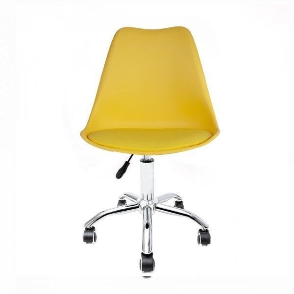 Cadeira Base Cromada com Rodízios Saarinen Office  - 5