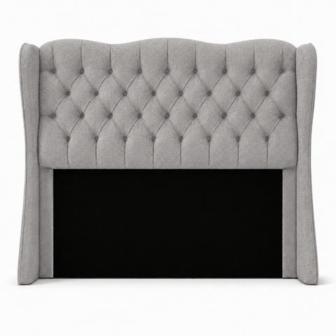 Cabeceira para Cama Box Casal 1.40 Tecido Boucle:Cinza