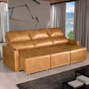 Ver imagem 2 de Sofá 4 Lugares 2,50m Retrátil e Reclinável Lyon Bom Pastor