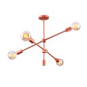 Ver imagem 1 de Lustre Pendente Luminária Moderno Sputnik Circuit Retro Vintage 4 Lâmpadas E27:Cobre/110V/220V
