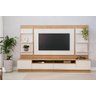 Conjunto Modular 297cm para Tv com Rack + Painel + 2 Módulos Laterais São Paulo Linea Brasil - Tauar - 13