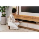 Ver imagem 7 de Conjunto Modular 297cm para Tv com Rack + Painel + 2 Módulos Laterais São Paulo Linea Brasil - Tauar