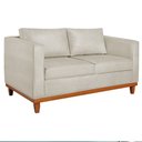 Ver imagem 2 de Sofá 3 Lugares Europa 180 cm Estilo Conforto e Elegância Linho Bege - Amarena Móveis
