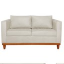 Ver imagem 4 de Sofá 3 Lugares Europa 180 cm Estilo Conforto e Elegância Linho Bege - Amarena Móveis