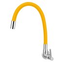 Ver imagem 1 de Torneira Cozinha de Parede Tubo Gourmet Flexível Amarelo