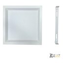 Ver imagem 5 de Painel Led Recuado de Sobrepor 24w Plafon Quadrado Bivolt - Branco - Branco Neutro 4000k - 110v/220v