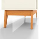 Ver imagem 5 de Rack para Tv até 50 Polegadas 2 Portas Ripado Bahamas 136cm - Via Nossa - Off White e Cedro