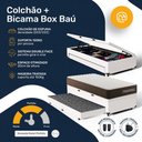 Ver imagem 5 de Cama Box Baú Solteiro com Colchão de Espuma D33 Double Comfort + Auxiliar 88cm