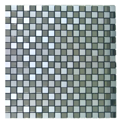 Pastilha Adesiva Aluminio Decoração Banheiro Cozinha Quad Pe - 1