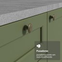 Ver imagem 5 de Balcão de Cozinha 80 cm 2 Gavetas (sem Tampo) Branco/Verde Vik Madesa