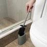 Escova sanitária com suporte cerâmica listras verde Oikos - 6