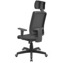 Ver imagem 3 de Cadeira Escritório Presidente Ergonômica NR17 com Relax Tela Mesh Brizza