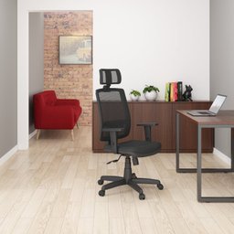 Cadeira Escritório Presidente Ergonômica NR17 com Relax Tela Mesh Brizza - 6