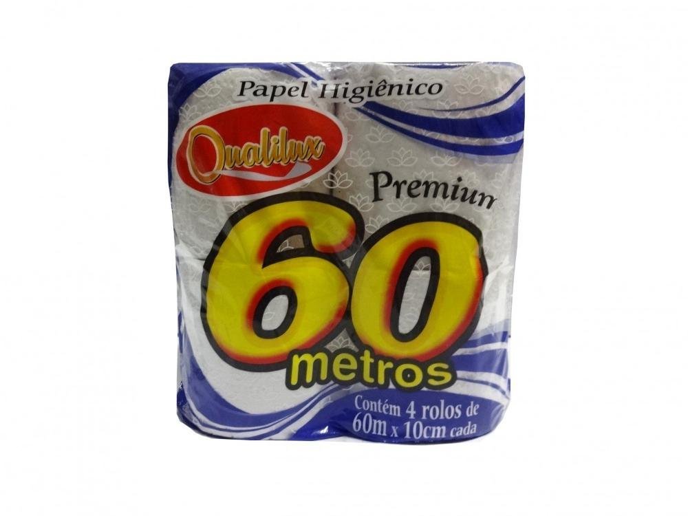 Papel Higiênico Branco Macio Premium 4un - Qualilux - 1